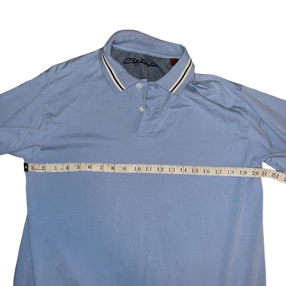 BOB TIMBERLAKE Men’s Blue 100% Supima Cotton Polo Size Medium - Picture 5 of 7
